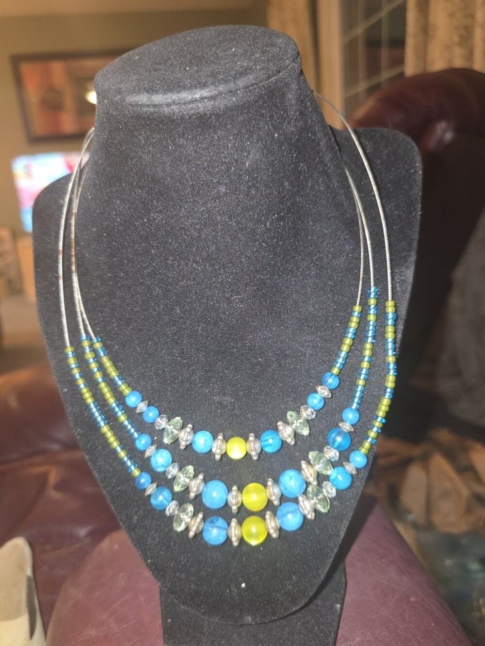 Vintage 16-inch Multistrand Beaded Necklace